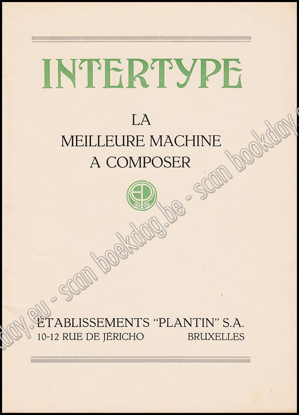 Afbeeldingen van Intertype - La meilleure machine a composer