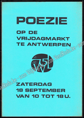 Afbeeldingen van Poëzie op de Vrijdagmarkt. 1982